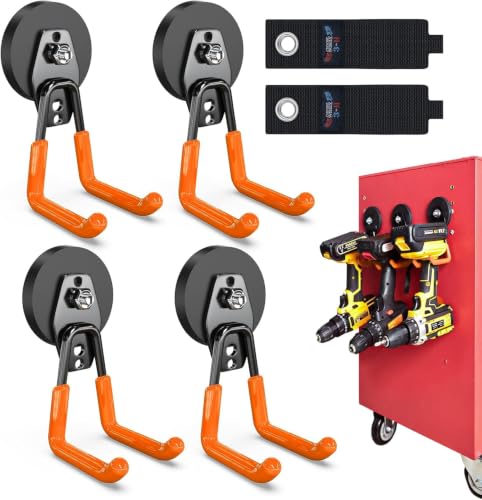 Heavy Duty Magnetic Hooks (2.6"x4-SU / Orange)