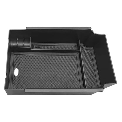 Compatible with Subaru Crosstrek Impreza 2024 2025 Center Console Armrest Storage Box ABS Tray Insert Organizer Glove Pallet Phone Holder (for Crosstrek Impreza 2024-2025)