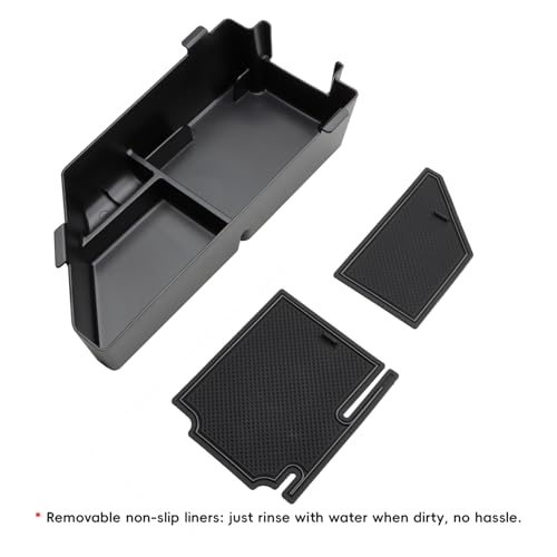 Car Center Console Organizer Tray Compatible for 2020 2021 2022 2023 2024 2025 2026 Volkswagen VW Jetta Accessories Armrest Storage Box Tray Organizer Middle Console Insert Holder