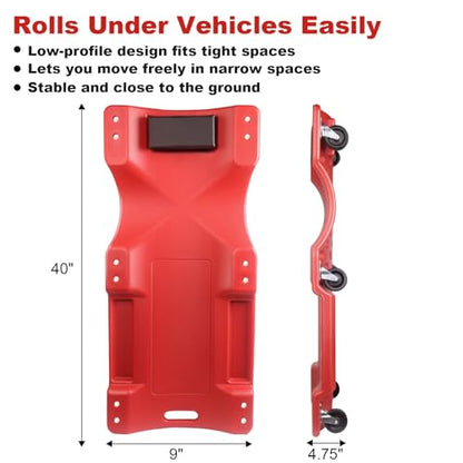 Mechanic Creeper 40 Inch (Red)