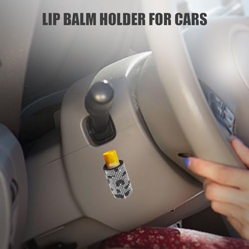 Upright Car Chapstick Holder (Cow)