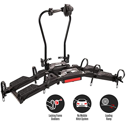 Destination E Hitch Bike Rack with Ramp for 2 Bikes (Ebikes)