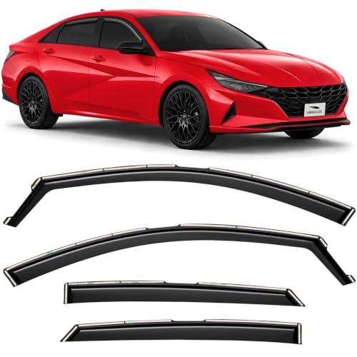 in Channel Rain Guards for Hyundai Elantra 2021 (For Elantra 21-26)