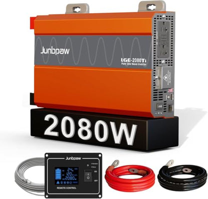 2080W Pure Sine Wave Power Inverter 24V to 110