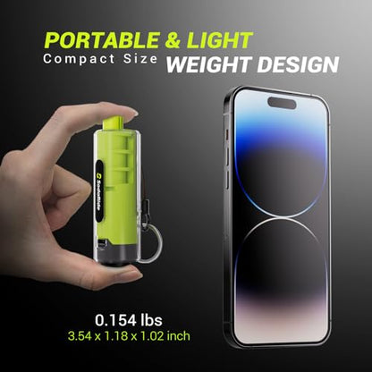 Window Breaker Seatbelt Cutter with Flashlight (BlackGreen)