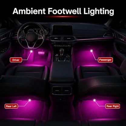 Car Interior LED Lights (Pink)