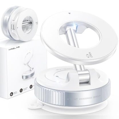 2026 Upgraded for MagSafe Vacuum Car Phone Mount (Pearl White)