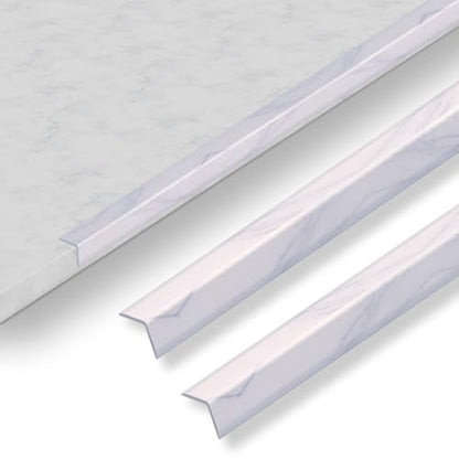 6 Pcs 49" Wall Corner Protector Trim (6pcs * White Marble)