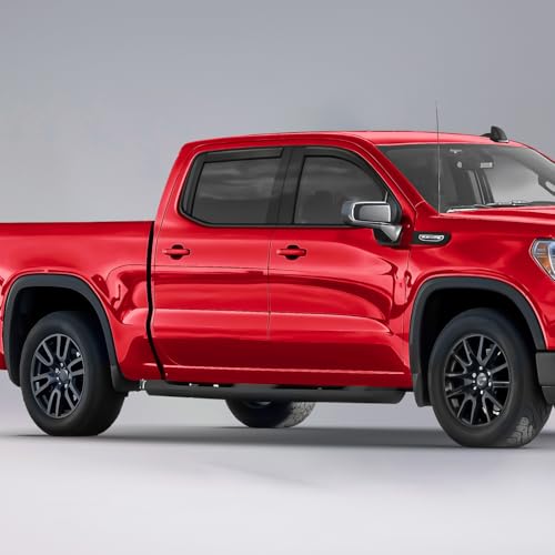 in Channel Extra Durable Rain Guards for Trucks GMC Sierra 1500 2019 (For Sierra 1500 19-26)