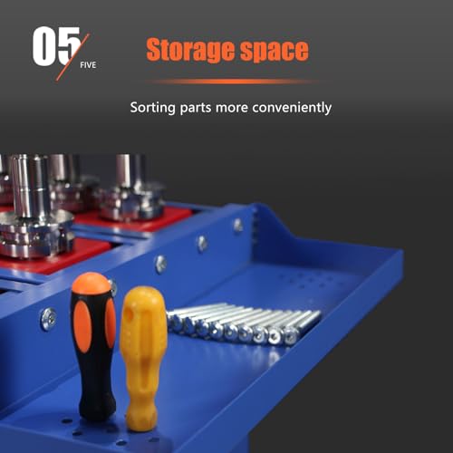 Blue Classic 50 Taper CNC Tool Holder Transfer Cart (BT/CAT50-25CAP)