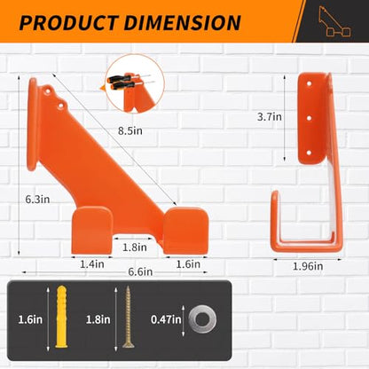 Chainsaw Holder Wall Mount (2 Pack)