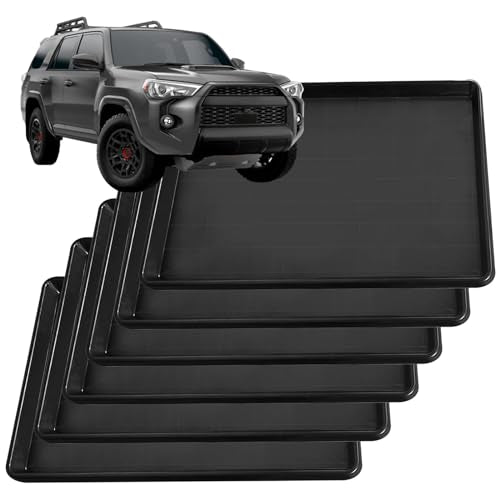 6Pcs Auto Oil Drip Pan Extra Large Oil Drip Pan for Under Car (6PCS)
