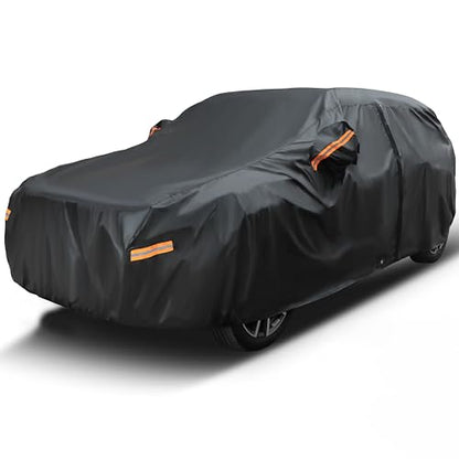 SUV Car Cover Waterproof All Weather. See Size (Black / S5 - see Vehicle Size Chart)