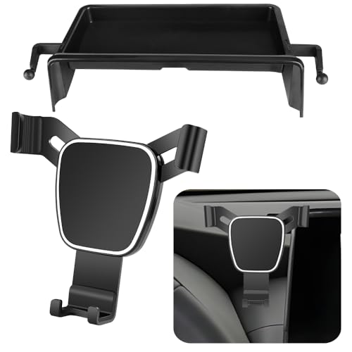 Car Phone Holder Center Console Organizer for Toyota Grand Highlander 2024 2025 2026 Auto Accessories Navigation Bracket Interior Decoration Screen Dash Board Mobile Cell Phone Mount case (for Grand Highlander 2024-2026【Holder Box】)