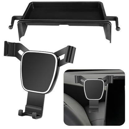 Car Phone Holder Center Console Organizer for Toyota Grand Highlander 2024 2025 2026 Auto Accessories Navigation Bracket Interior Decoration Screen Dash Board Mobile Cell Phone Mount case (for Grand Highlander 2024-2026【Holder Box】)