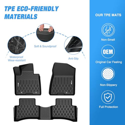 TPE Floor Mats for Hyundai Tucson 2016 2017 2018 2019 2020 2021 (2016-2021 Hyundai Tucson)