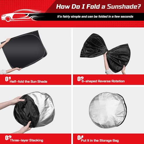 Windshield Sun Shade for Toyota RAV4 2019 (for Toyota RAV4 2019-2026)