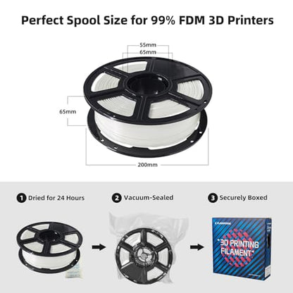 PLA Filament 1.75mm (White)