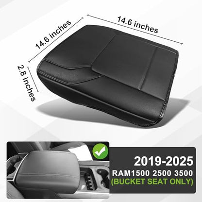 Armrest Cover for Ram1500 2500 3500 2019 (3) 19-26 |Ram1500/2500/3500|Bucket Seat,Regular,V1)