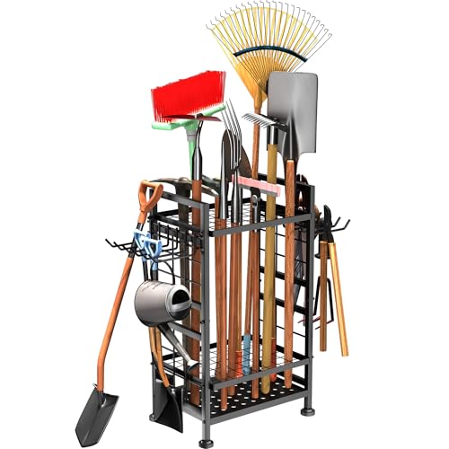 3 Tier Garden Tool Organizer (17 x 12.8 x 30.3 / Black)