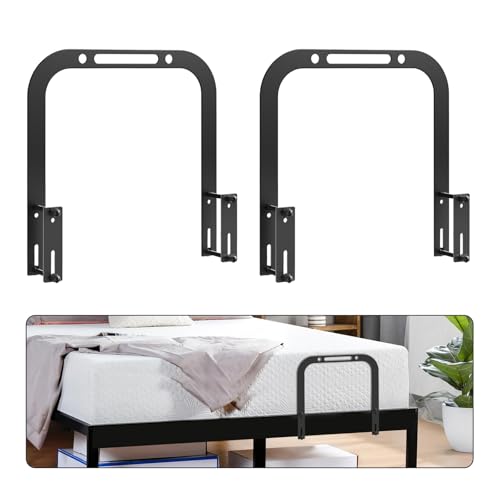 Extra Tall Mattress Slide Stopper Holder Gripper Retainer Bar for Metal to Keep Mattress from Sliding (2 Pcs - Extra Tall)