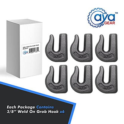 Weld on Grab Chain Hook 3 (6Pcs)