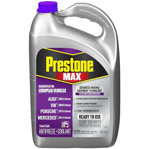 AF6510 MAX European Vehicles Violet Antifreeze and Coolant (Euro Violet / Pack of 6 Gallons)