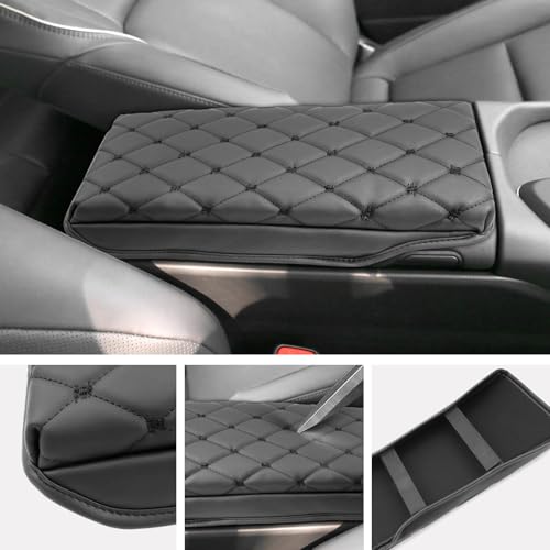for 2023 2024 2025 Toyota Crown Signia Armrest Cover Pad (23-25 Crown Pad Black Dots)