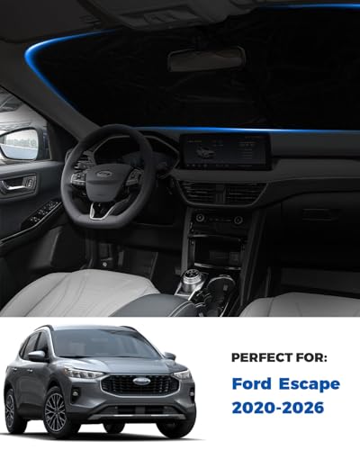 Foldable Front Windshield Sunshade fit for Ford Escape 2020 (For Ford Escape 20-26)