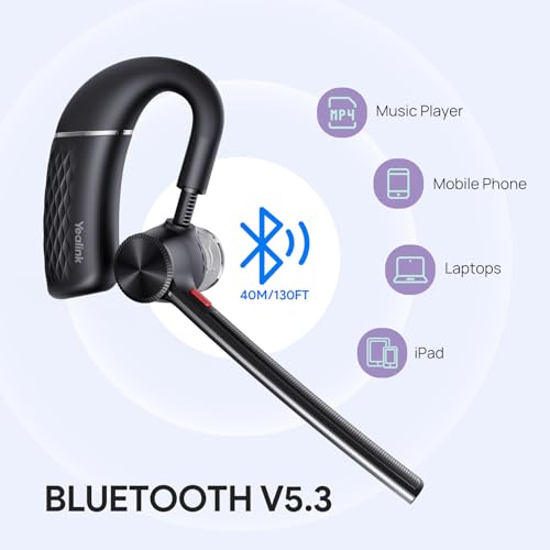 Bluetooth Headset BH71 Noise Cancelling Wireless Earpiece for Phone (Black / BH71 Pro USB-C to A)