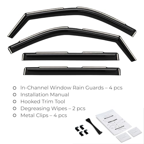 Window Deflectors Smoke Tinted In (For Tundra 22-26)