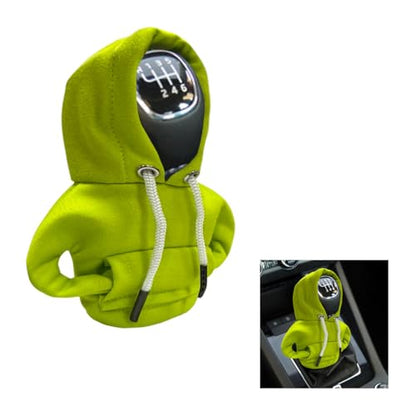 Car Gear Shift Hoodie Auto Shifter Knob Cover (Green / 1 Pcs)