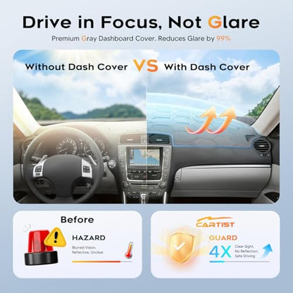 Gray Dash Cover for 2006 (06-13 Lexus is(Gray))