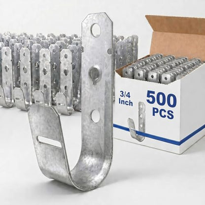 500 Pcs 3 4'' Cable Support J (3/4 Inch)