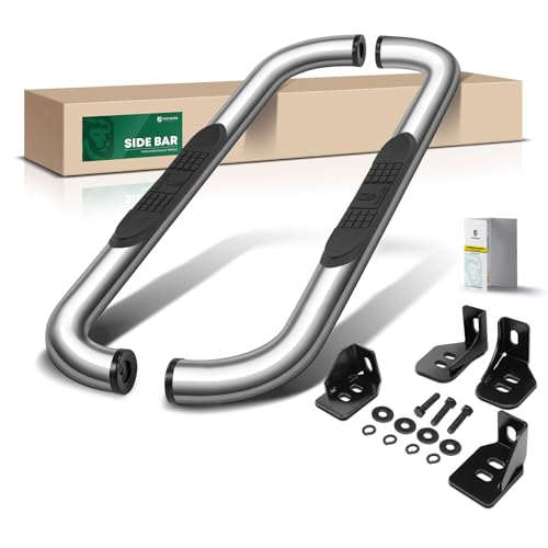 3 Inch Running Boards for Chevy & GMC (Chrome / Regular Cab)