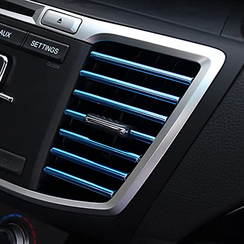 Car Air Conditioner Decoration Strip for Vent Outlet (Blue)