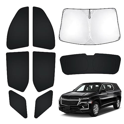 Windshield Sun Shade for Chevrolet Traverse 2018 (Window Shades for Chevrolet Traverse 18-23)