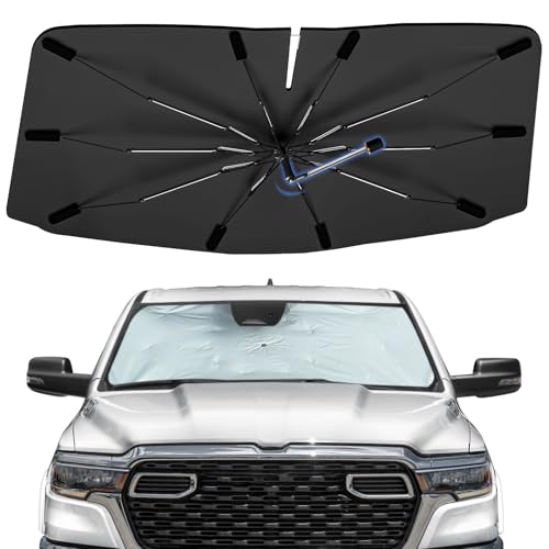 Windshield Sun Shade Umbrella for Dodge RAM 2500 2016 (for Dodge RAM 2500 2016-2026)