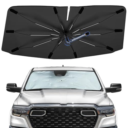 Windshield Sun Shade Umbrella for Dodge RAM 2500 2016 (for Dodge RAM 2500 2016-2026)