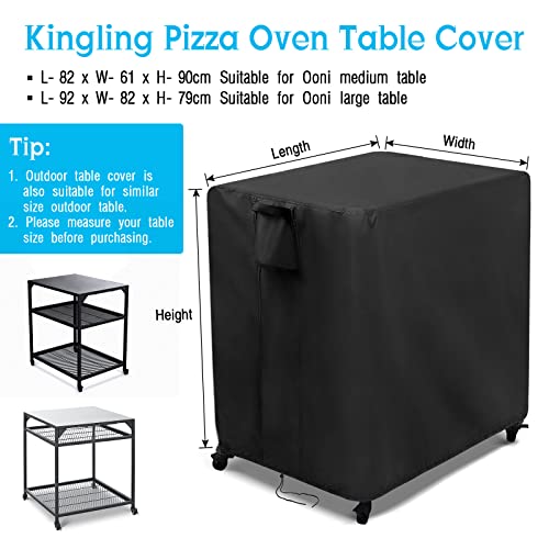 Outdoor Pizza Oven Table Cover for Ooni Medium Table