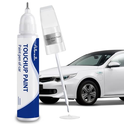 Snow White Pearl SWP Touch Up Paint for Kia OEM Color Match Car Paint Pen (Snow White Pearl(SWP))