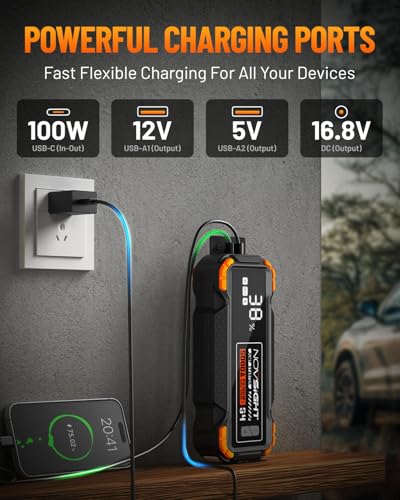 Car Battery Jump Starter (G4 Orange)
