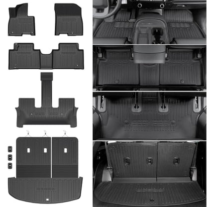 Floor Mats for 2026 2027 Hyundai Palisade Hybrid 7