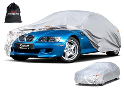 6 Layers Waterproof Car Cover for BMW Z3 1997 (LM-Silver / 9. Custom Fit BMW Z3)