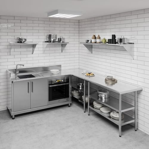 16 in. x 60 in. Stainless Steel Wall Mount Shelf (16 in. x 60 in.)