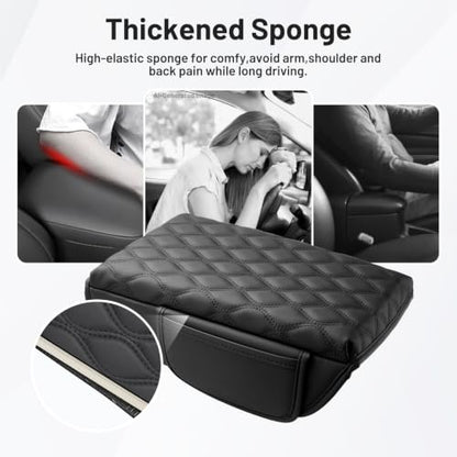 Center Console Cover for Ford Explorer 2011 (8)11-19|Explorer|Wavy,+Thick,+Pockets)
