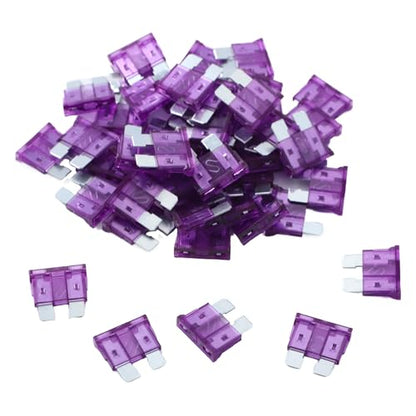 100 Pack Auto Fuses 3 AMP ATC (3 AMP)