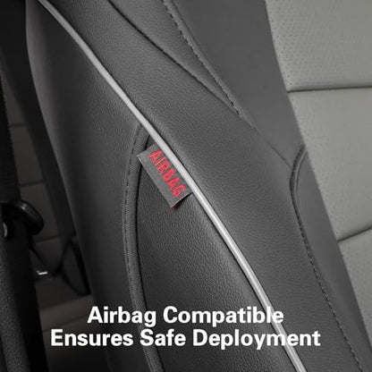 Tacoma Car Seat Covers Custom Fit for Toyota Tacoma (Leather (Black/Gray) / 2024-2026 Tacoma (Petrol) Full Set)