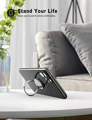 Silver Cell Phone Ring Finger Stand (Sliver-02)