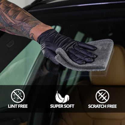Microfiber Towels for Cars (12.5" x 12.5" (12-Pack))